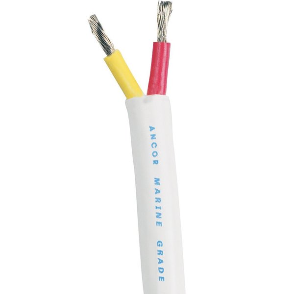 Ancor Safety Duplex Cable - 14/2 AWG - Red/Yellow - Round - 500' 126550